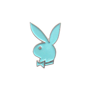 [W][Pin]PB Rabbit(BL).플레이보이(블루) 뱃지
