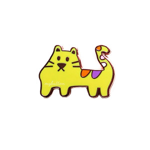[SJK-010][Pin]Mustard cat.뱃지