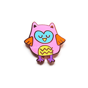 [SJK-007][Pin]Sleepy owl.뱃지