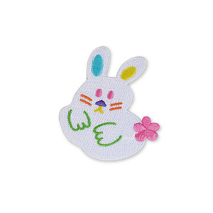 [SJK-013W][Wappen]Pink tail rabbit.와펜.패치