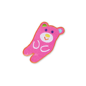 [SJK-001W][Wappen]Pink bear twin.와펜.패치