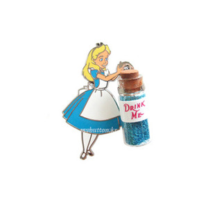 [Pin][USA][Disney&amp;Pixar]Alice Drink me bottle.이상한 나라의 앨리스 드링크미 보틀