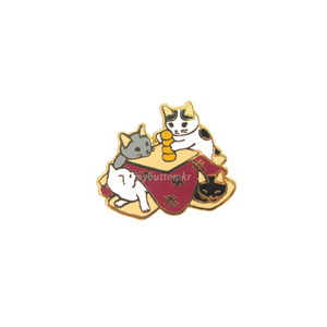[PCZ-046][Pin]Cat_Heater.고양이뱃지