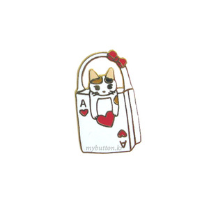 [PCZ-051][Pin]Cat_Card_♥♥.고양이뱃지