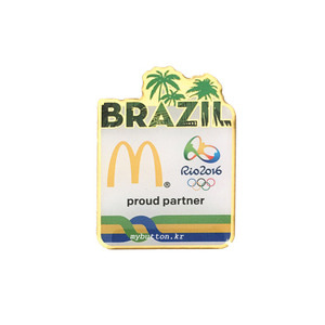 [Mc][Pin][USA]Brazil.핀뱃지