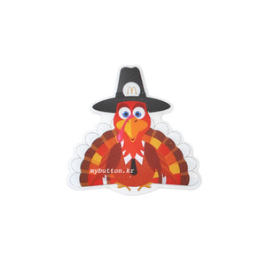 [Mc][Pin][USA]Turkey(Hat).핀뱃지