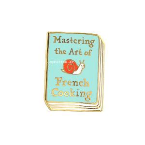 [BK][Pin]Book pins_Mastering the Art of French Cooking.프랑스 요리 예술 마스터하기 북뱃지