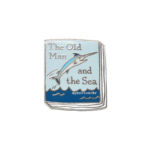 [BK][Pin]Book pins_The Old Man and the Sea.노인과 바다 북뱃지