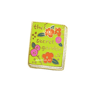 [BK][Pin]Book pins_the Secret Garden.비밀의 화원 북뱃지