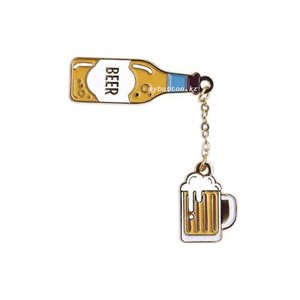 [브랜드정품][UP][Pin]Beer.맥주 핀뱃지
