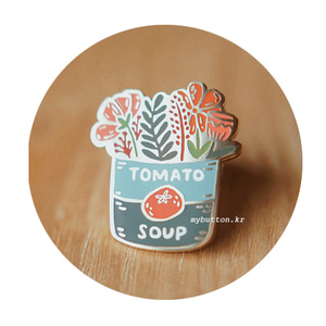 [Justine][Pin]Tomato Soup.핀뱃지
