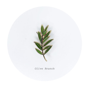 [Hemleva]Olive Branch.올리브나무 핀뱃지