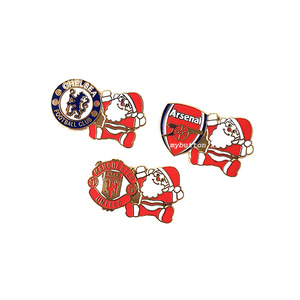 [W][Pin][3TYPE]football club Santa.핀뱃지
