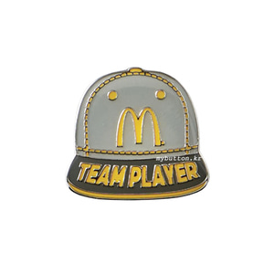 [Mc][Pin]Teamplayer Cap.맥도날드 뱃지