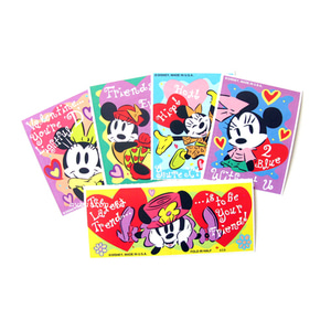 [Vintage][Paper]Disney Minnie Valentine Card.빈티지 미니마우스 메모카드