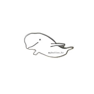 [W][Pin]Whale.흰고래 뱃지