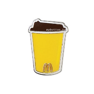 [Mc][Pin]커피컵.맥도널드 뱃지
