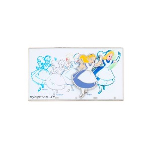 [Disney/Pixar]Alice(Sketch&amp;Paint).앨리스 스케치 디즈니 핀뱃지
