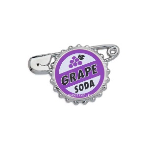 [Disney/Pixar]Up_Russell&#039;s Grape soda pin.업 그레이프소다버틀캡 핀뱃지(VER.3)
