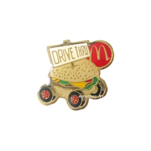 [Mcdonald&#039;s][Vintage][Pin]Drive Thru.맥도날드 핀뱃지