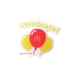 [Mcdonald&#039;s][Pin]Celebrate!.맥도날드 핀뱃지