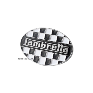 [W][Pin]Lambretta Grid(Mono).핀뱃지