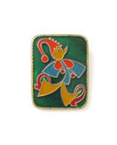 [USSR][Brooch]Green Pinocchio