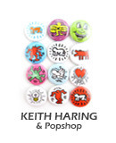 [25mm][-2,000][SET할인][Artist][Keith Haring]Mini Pinbuttons 12 SET