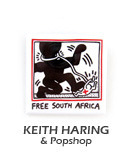 [scratch.sale][브롯치][Artist][KeithHaring]Free South Africa