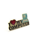 [Retro][Pin]I♥Computer.알럽컴퓨터 핀뱃지