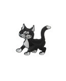 [W][Pin]Black cat.검은고양이 뱃지