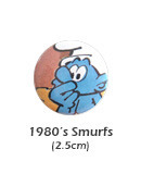 [USA][Pinbutton][25mm]80&#039;s Smurf #33
