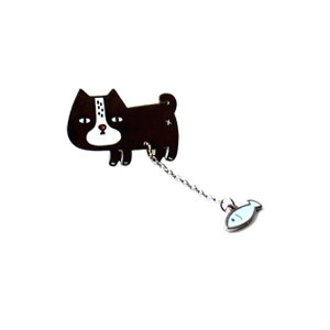 [브랜드정품][UP][Pin]Cat &amp; Fish.고양이와생선 뱃지