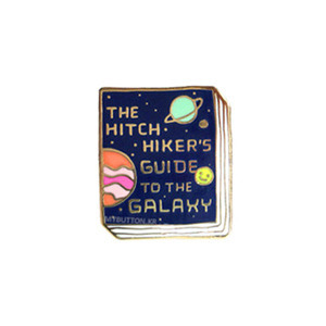 [BK][Pin]Book pins_The Hitchhiker&#039;s Guide To The Galaxy.은하수를 여행하는 히치하이커를 위한 안내서 북뱃지
