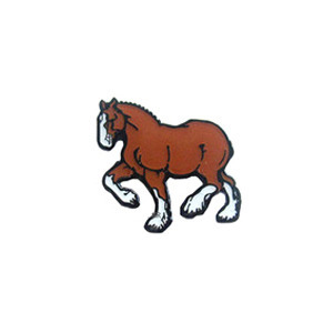 [W][Pin]Horse.갈색 말 뱃지