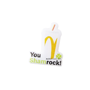 [Mcdonald&#039;s][Pin]You shamrock.맥도날드 핀뱃지