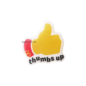 [Mcdonald&#039;s][Pin]Thumbs up.맥도날드 핀뱃지