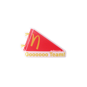 [Mcdonald&#039;s][Pin]Gooooo.맥도날드 핀뱃지