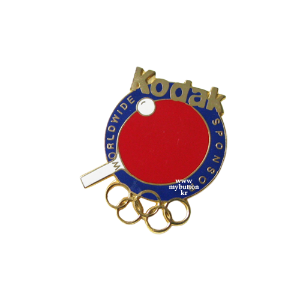 [Vintage][USA][Pin]Kodak Olympic(Table tennis).빈티지뱃지