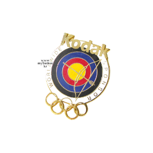 [Vintage][USA][Pin]Kodak Olympic(Archery).빈티지뱃지