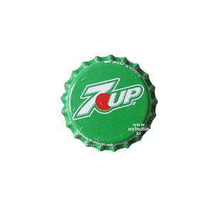 [Vintage][USA][Soda]7UP.버틀캡 브로치